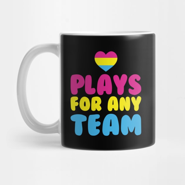 Play for any team LGBT Pan pride by little.tunny